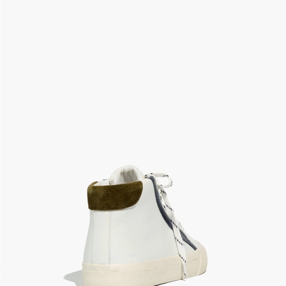 Madewell sidewalk high top sneakers colorblock leather. Women’s size 7.5 - Picture 3 of 13